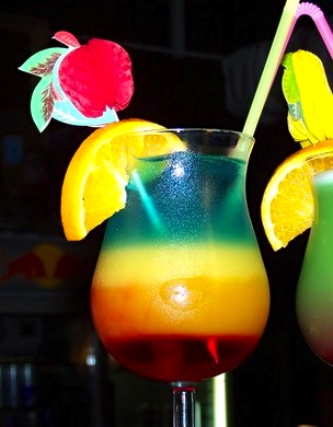 rainbow pousse café arnold