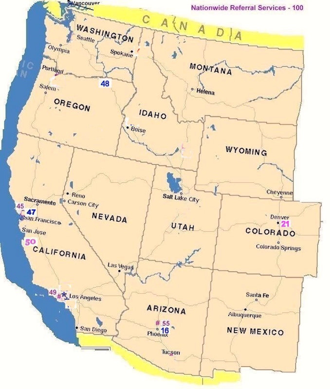 Map Of Usa West Coast Topographic Map Of Usa With States